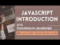 Learn with VSCode JavaScript for Beginners Functions in JavaScript