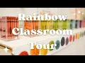 Rainbow Classroom Ideas with a Sprinkle Kindness Classroom Makeover Reveal A Kindergarten Story