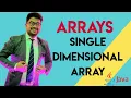 Single Dimensional Array Arrays Day - 2 ICSE