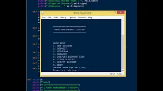 Simple Banking System with Database in Python
