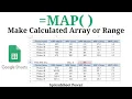 MAP Function in Google Sheets