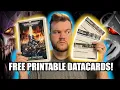 I made printable DATACARDS for EVERY ARMY in Warhammer 40k