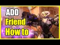 How to ADD Friends for CROSSPLAY in Overwatch 2 Easy Tutorial