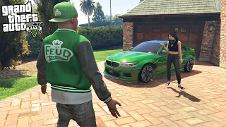 franklin new girlfriend buys him a bmw m5 in gta 5 gta 5 mods 