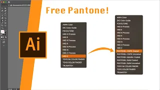 How to get Pantone Colors in Adobe Illustrator 2025-26