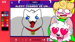 ALEXY CUANDO VE A MOCHI en GARTIC PHONE! 😂😛