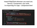 HTTP CLIENT IN ANGULAR HOW TO USE AND RENDER IT IN THE UI