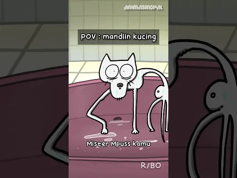 KETAKUTAN PAS MANDIIN KUCING 🤣💀