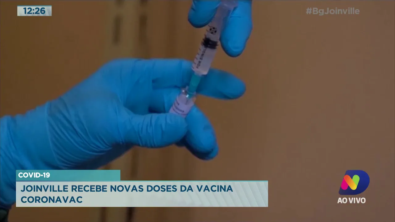 Covid-19: Joinville recebe novas doses da vacina Coronavac