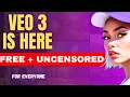 Google Veo 3 is FREE, UNLIMITED + UNCENSORED VIDEO GEN