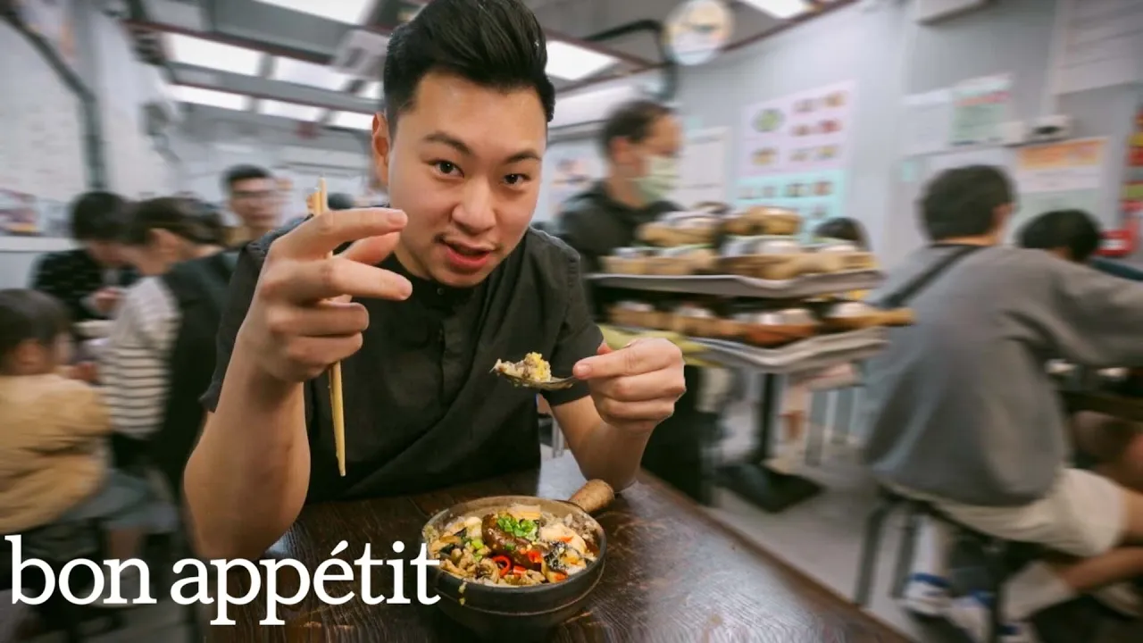 We Went to Hong Kongs Number 1 Clay Pot Rice Spot - Street Food Tour with Lucas Sin   Bon Apptit