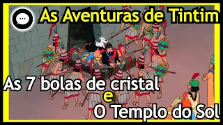 as aventuras de tintim as 7 bolas de cristal e o templo do sol
