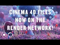 Tutorial - Using Cinema4D Files Directly on the Render Network