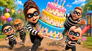 🔴 LIVE: Thief Family Steals the Giant Cake! 🎂😱 | Kids Cartoon - Tuesday - Police