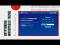 Bitcoin ICO Laning Cryptocurrency Website Easy Customise Coin Theme Cryptoking WordPress Theme