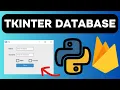 Realtime Database Tkinter GUI APP Create Data - Firebase with Python Lesson 8