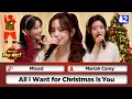 Lagu (CC) K-pop idols nail hit holiday songs😎🎄🎤 | Get On The Mic! | Mariah Carey, Ariana Grande