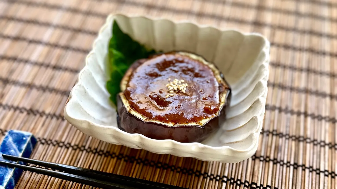 Miso Glazed Eggplant (Nasu Dengaku) - Noriko