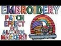 Part 2 Cute Comfy Cosy Colouring Tips Tricks Techniques Embroidery Raindrops Bubbles