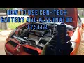 HOW TO USE CEN-TECH BATTERY AND ALTERNATOR TESTER HIGHLY RECOMMEND