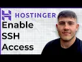 How to Enable SSH Access in Hostinger Shared Hosting 2025 Guide