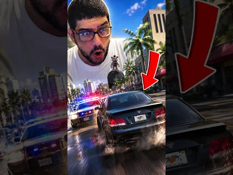 GTA 6 - Primeira Fuga da Policia Oficial...