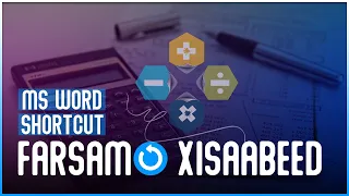 Farsamo | Sida 4ta Hawl xisaabeed shortcut loogu dhigo Microsoft Word | @hanweynmedia