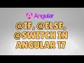 how to use if condition in Angular 17