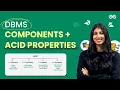 DBMS in 5 Minutes Components ACID Properties - Quick Tutorial by GeeksforGeeks