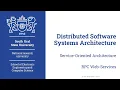 Introduction to Service-Oriented Architecture Distributed Software Systems Architecture 08 04 2020