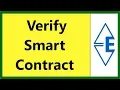 Verify Ethereum Smart Contract on Etherscan by EtherAuthority