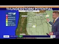 Haze wildfires and lightning threaten Oregon