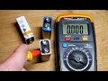 Download Lagu How to measure no load 9V battery voltage with multimeter learning electronics shorts 5