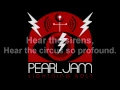 Pearl Jam - Sirens (lyrics)