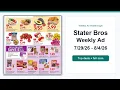 Stater Bros Weekly Ad 26 - 26 Top Deals