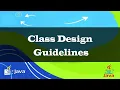 Class Design Guidelines in Java Emran Code Box