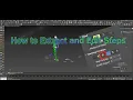 3ds Max Biped Footsteps How to Extract and Edit Steps from BIP Files