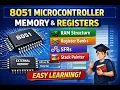 8051 Memory Organization Registers Explained Simply Internal vs External Memory
