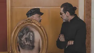 انا ضهري قوس من الوقفه 15 دقيقة ضحك متواصل مع محمد حسين وعلي ضهره اللوحه في الاتيليه 