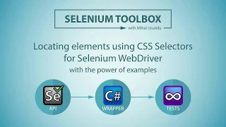 Locating elements using CSS selectors for Selenium WebDriver with the power of examples