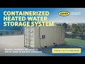 Heated Insulated Containerized Water Storage System Built for Cold Remote Sites