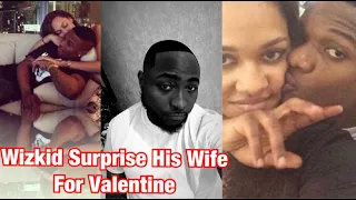wizkid surprise his wife on valentine day davido isreal dragged for his apology