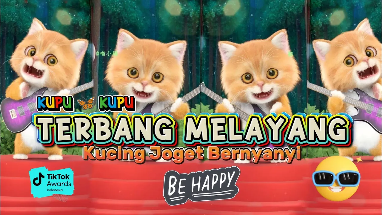 KUPU KUPU TERBANG MELAYANG KUCING JOGET LUCU TERBARU KUPU KUPU TERBANG MELAYANG KUCING JOGET LUCU TERBARU