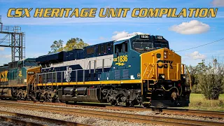 ALL of the CSX Heritage Units We ve Caught on the GoPro so far