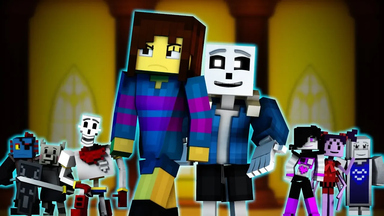 "Judgement" | Minecraft Undertale Music Video [GENOCIDE] (Song by TryHardNinja)