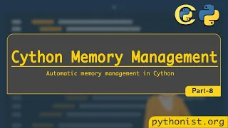 Cython memory Management Cython for Python Python tutorials