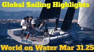 Sailing World on Water Mar 28 25 Melbourne Osaka Start, Princesa Sofía, HKYC Ladies Helm, Hansa Para