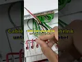 Cable Link Heat Shrink hangat kecut cara sambungan kabel kemas selamat