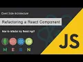 Learn to Refactor Functional to Class Components Client side Architecture MERN Stack JSUniv