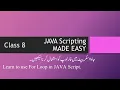 Learn to use for loop in Java Scripting Urdu Hindi